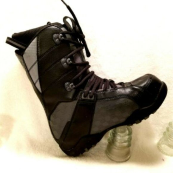 Lamar Men\'s Snowboard Boots Size 8.0 black n Gray main image 4